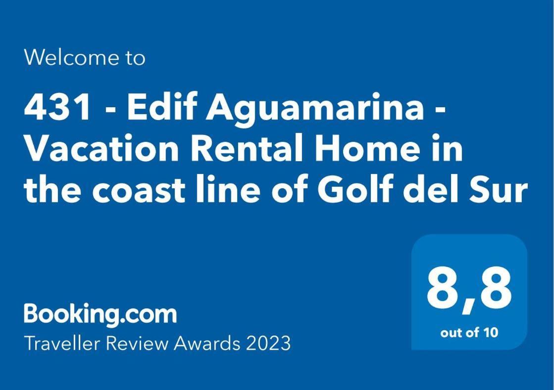 431 - Edif Aguamarina - Vacation Rental Home In The Coast Line Of Golf Del Sur サンミゲル・デ・アボナ エクステリア 写真