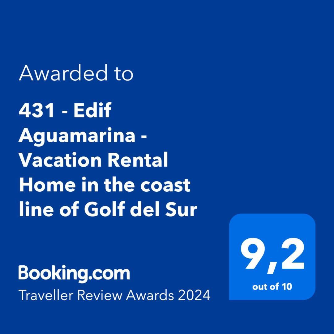 431 - Edif Aguamarina - Vacation Rental Home In The Coast Line Of Golf Del Sur サンミゲル・デ・アボナ エクステリア 写真
